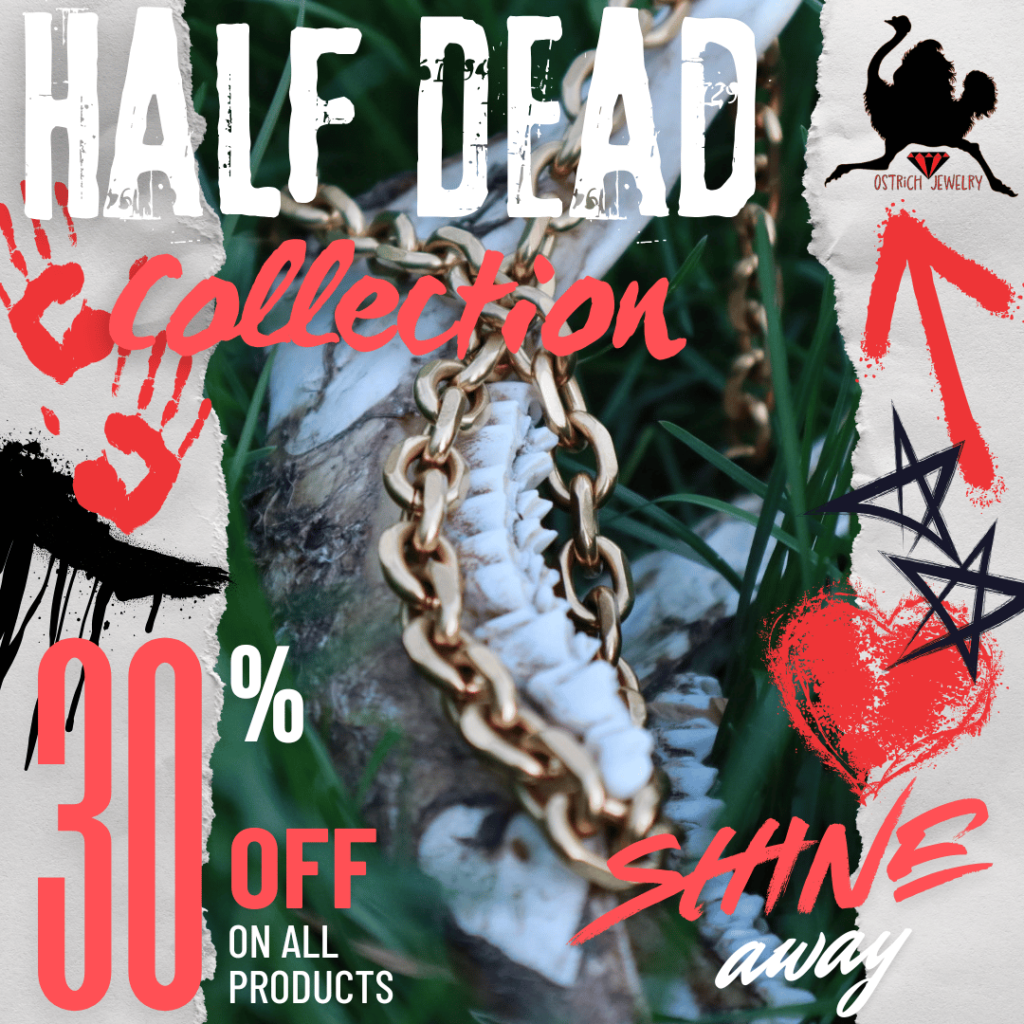 "Half Dead Collection" Social Media Post For A Jewelry Company.