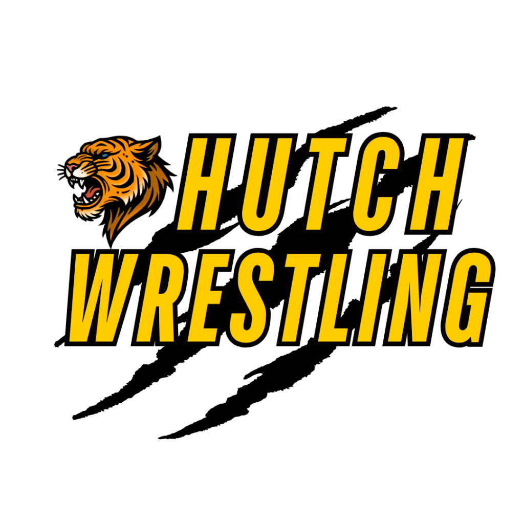 Hutch Wrestling logo featuring a fierce tiger and claw marks.