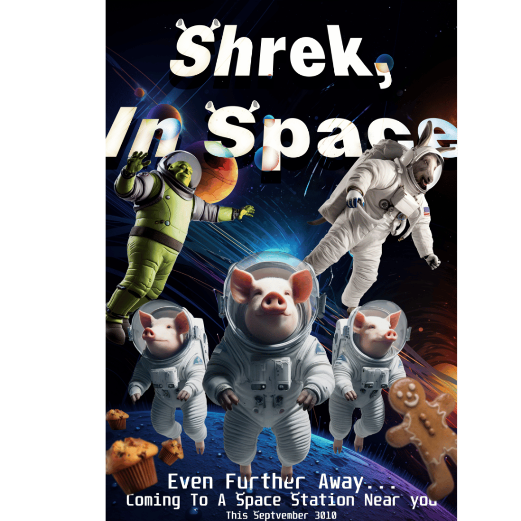 Shrek In Space Promo Poster